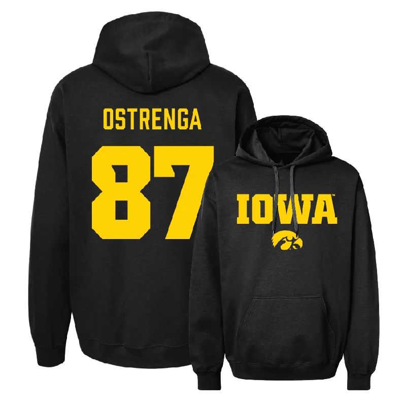 Black Football Classic Hoodie  - Addison Ostrenga