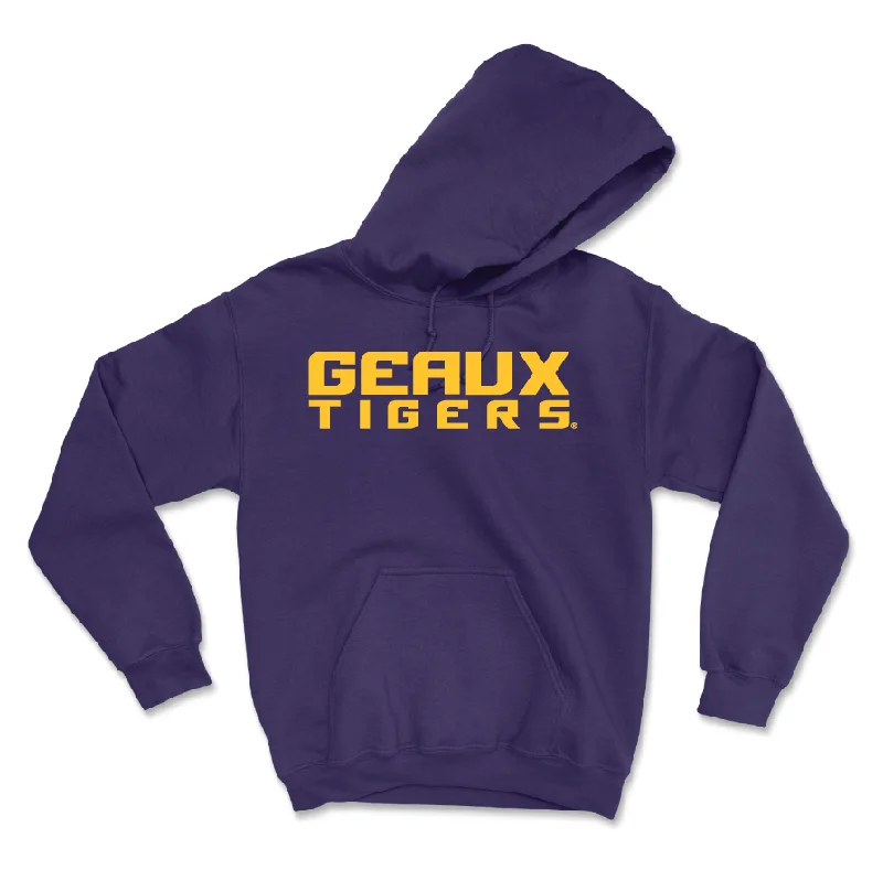 Football Purple Geaux Hoodie - Jonathan Ferguson