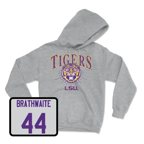 Football Sport Grey Tigers Hoodie - Christian Brathwaite