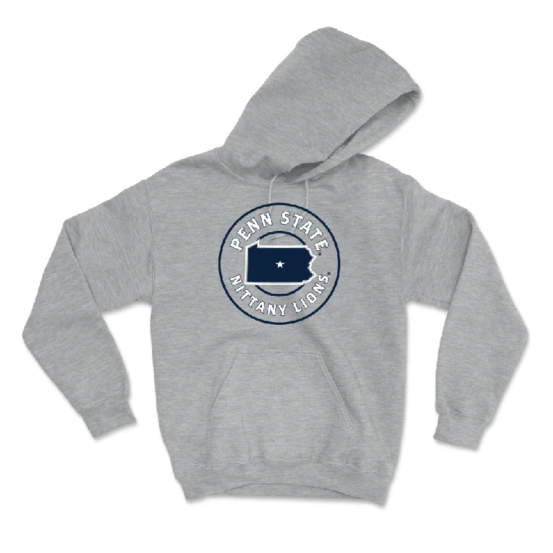 Sport Grey Women's Volleyball State Hoodie - Alexa Markley