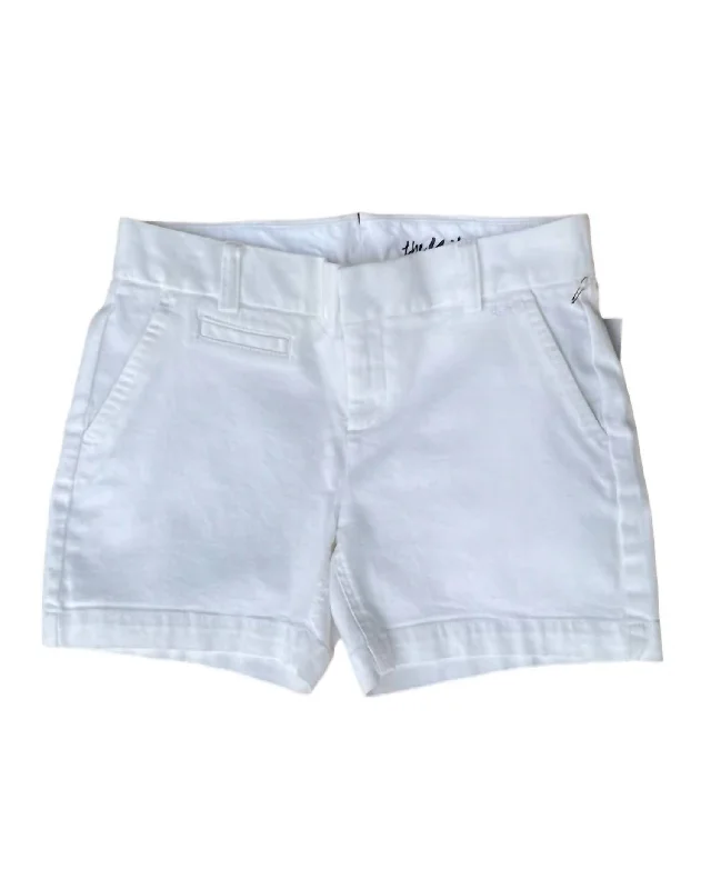 Mitchell Chino Short In White