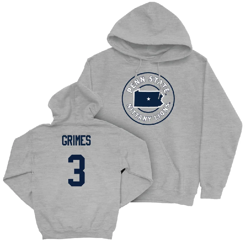 Sport Grey Women's Volleyball State Hoodie  - Gillian Grimes