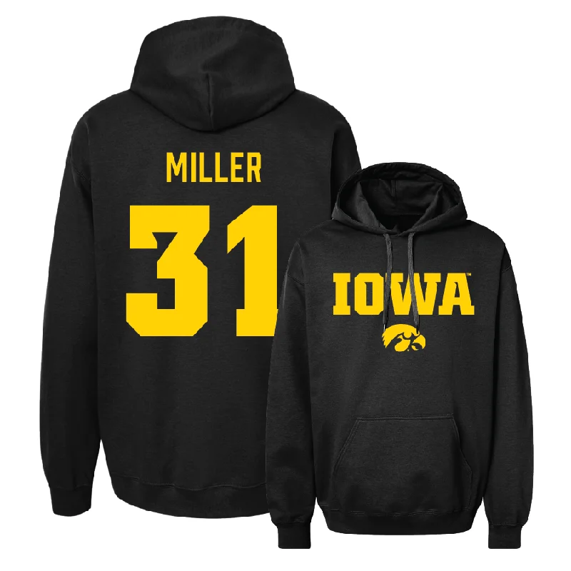 Black Football Classic Hoodie   - Eli Miller