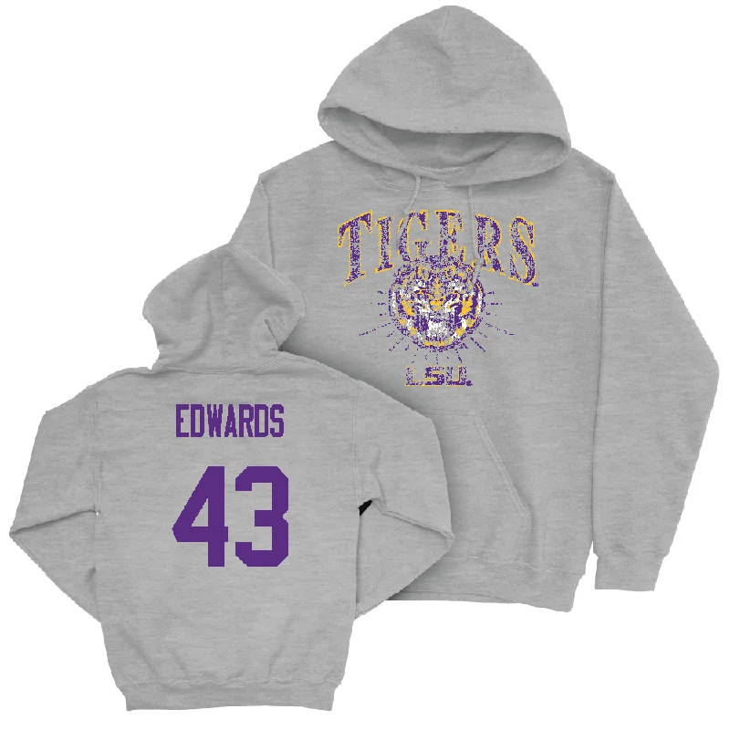 Football Sport Grey Tigers Hoodie  - Ty'son Edwards