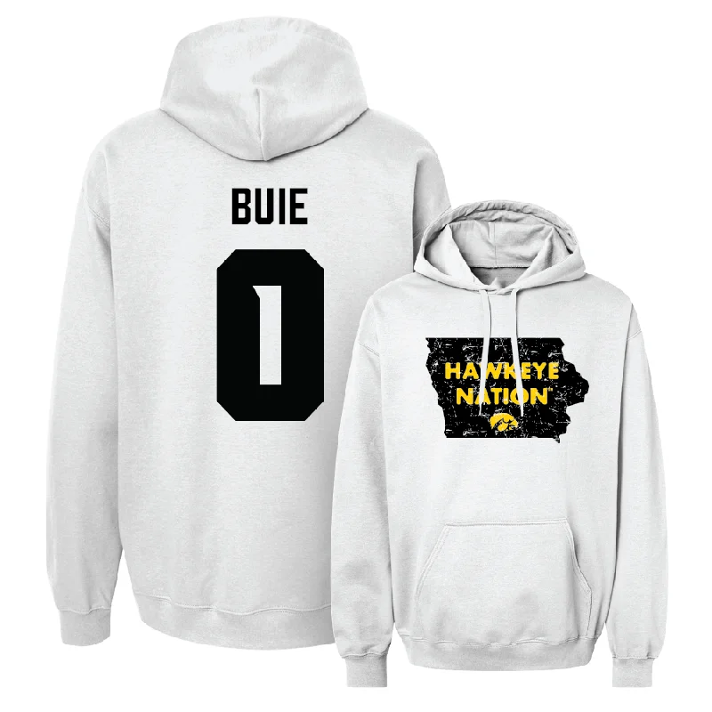 White Football State Hoodie - Jarriett Buie Jr.