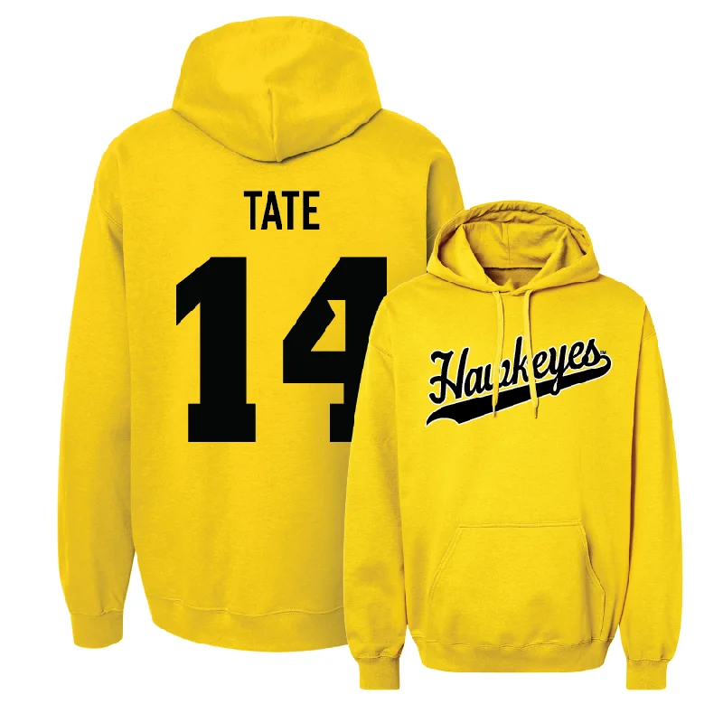 Gold Football Script Hoodie - Kahlil Tate