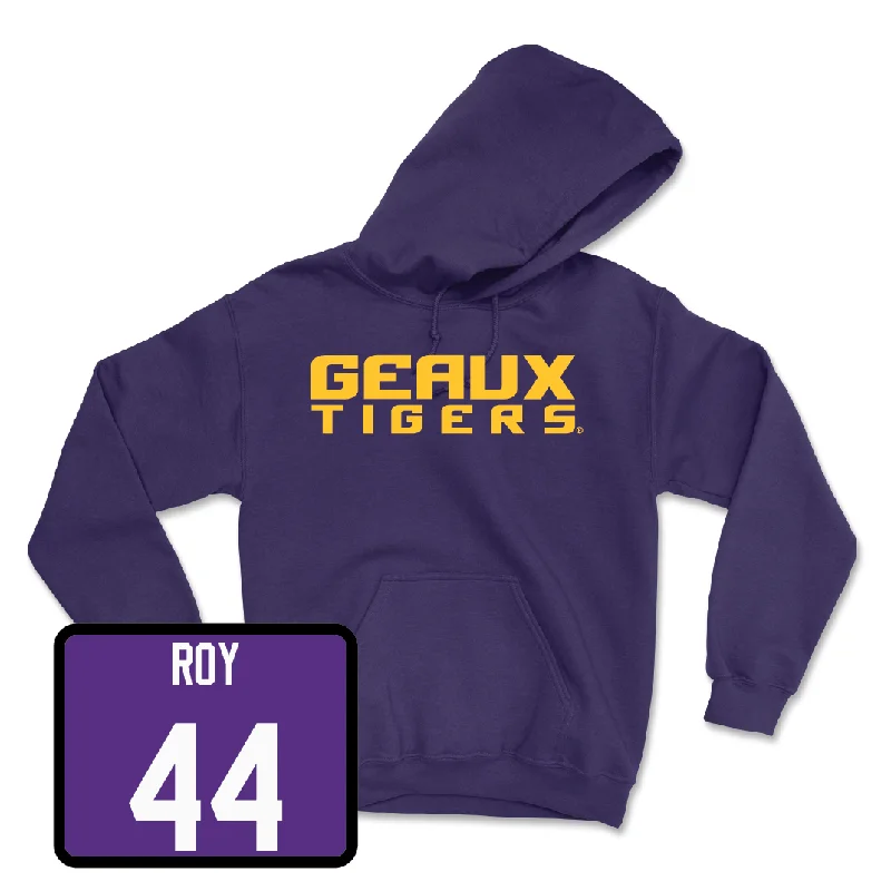 Football Purple Geaux Hoodie - Slade Roy