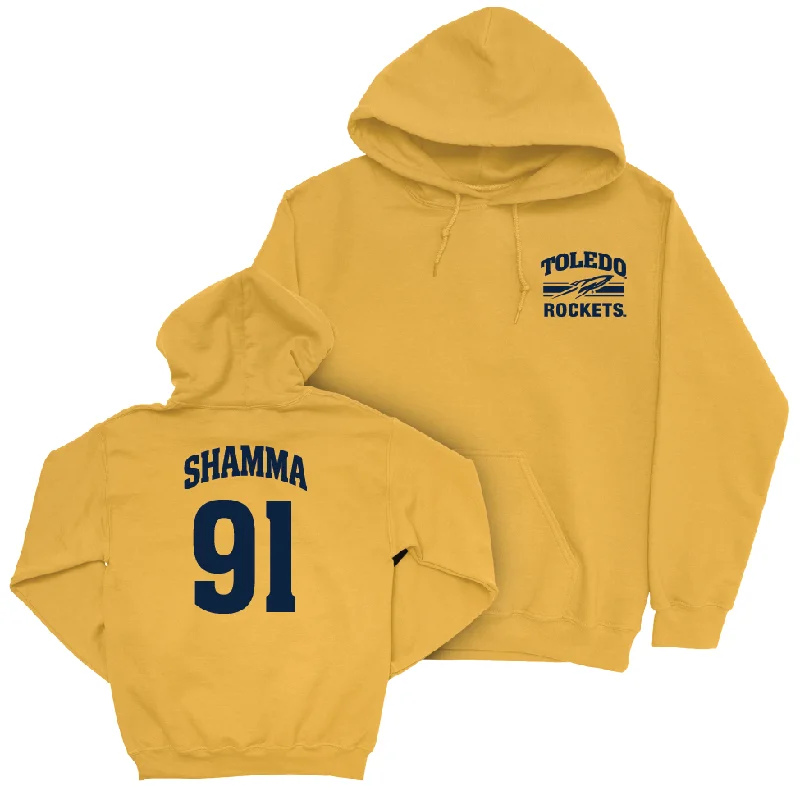 Toledo Football Gold Victory Hoodie - Laith Shamma | #91