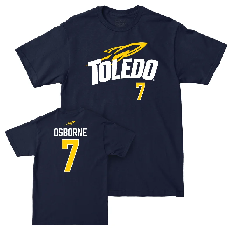 Toledo Men's Basketball Navy Sideline Hoodie  - Tyler Ode