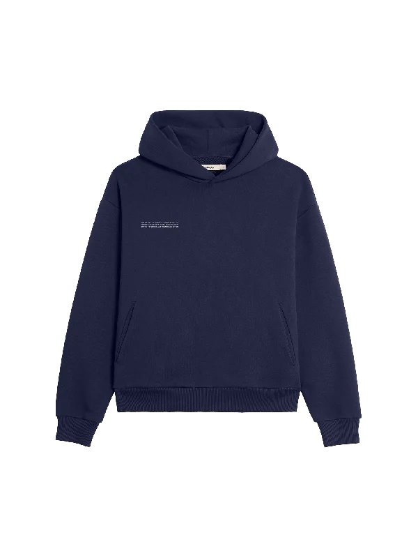 Mens 365 Midweight Hoodie—navy blue