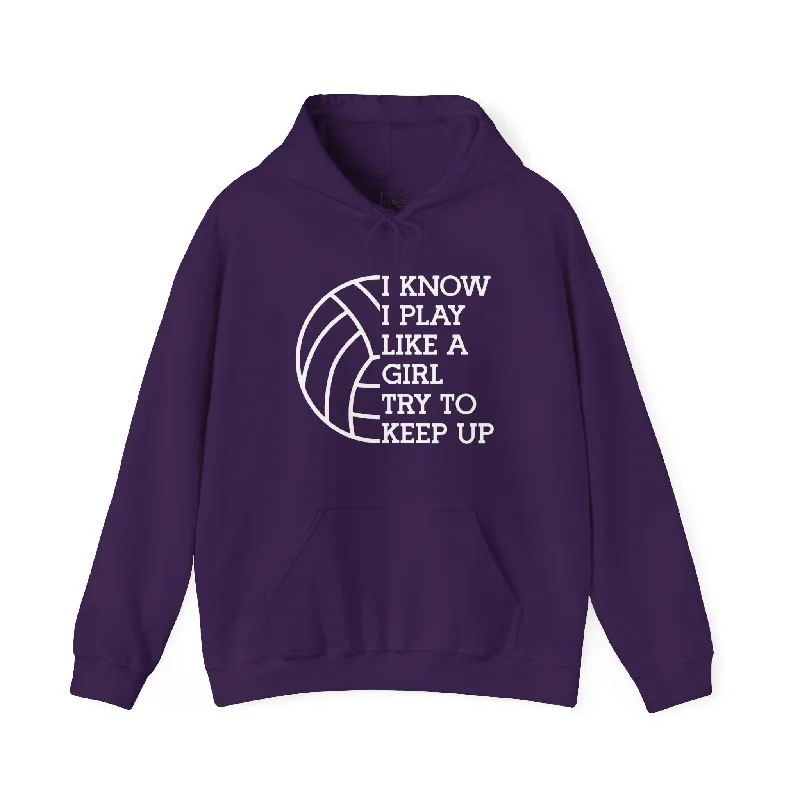 Play Like A Girl Hooded Sweatshirt