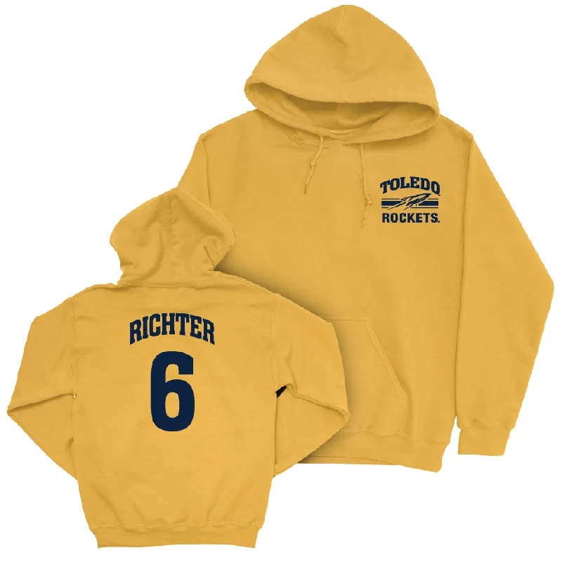 Toledo Football Gold Victory Hoodie - John Alan Richter | #6