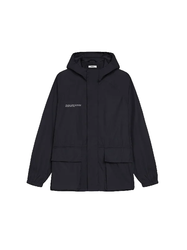 Archive Mens Nylon Color Block Jacket—black