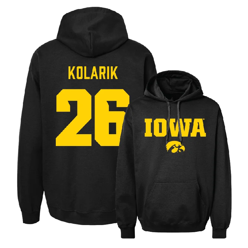 Black Football Classic Hoodie  - Kael Kolarik