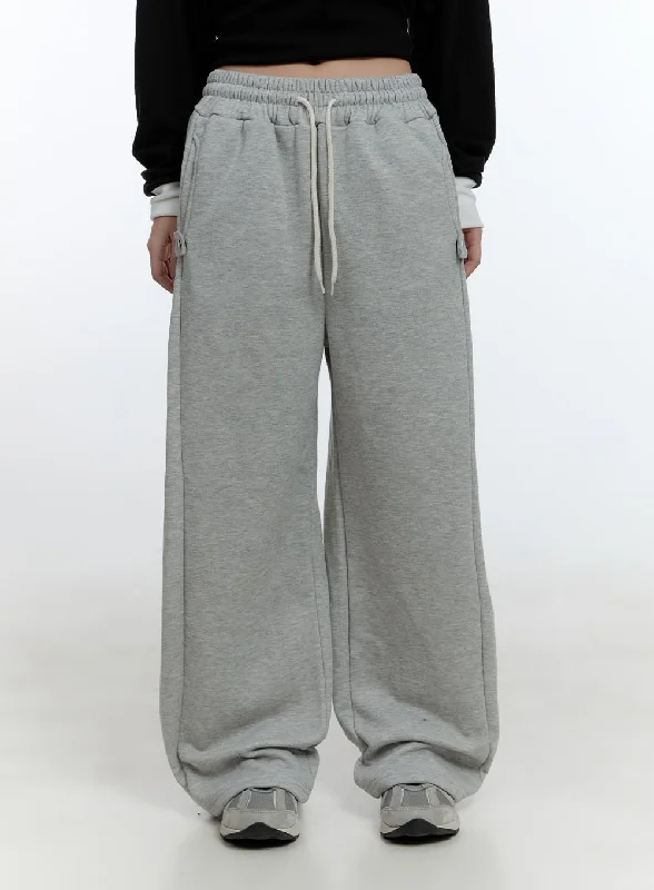 Drawstring Wide-Fit Sweatpants CD423