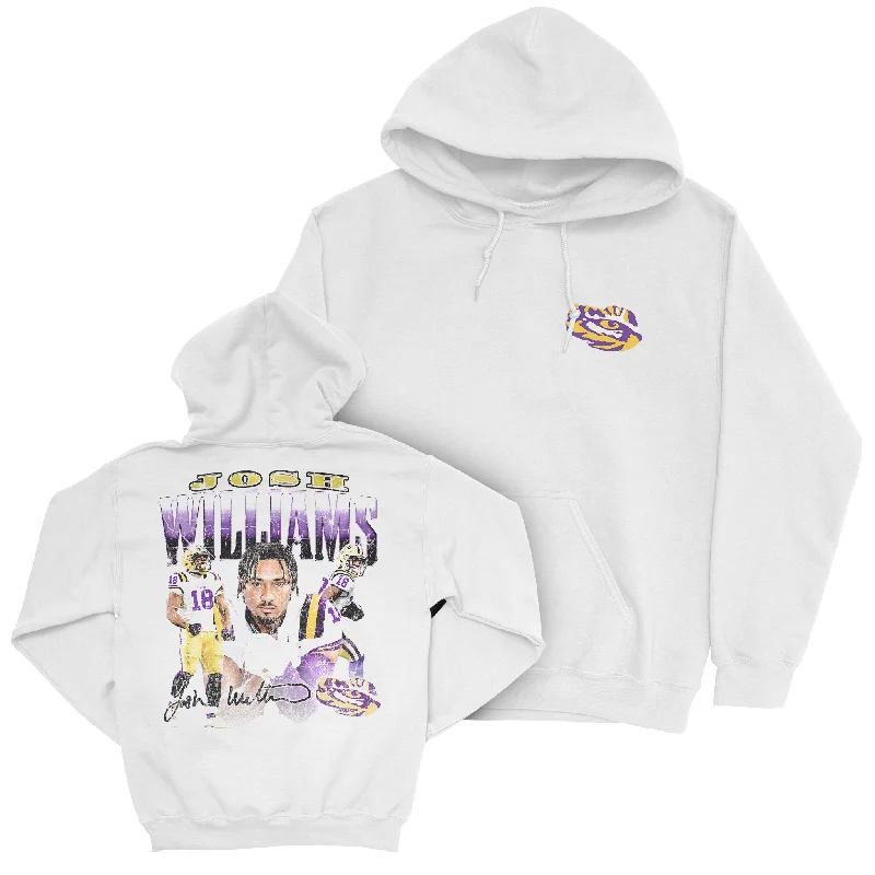 EXCLUSIVE RELEASE: Josh Williams 90s Retro White Hoodie