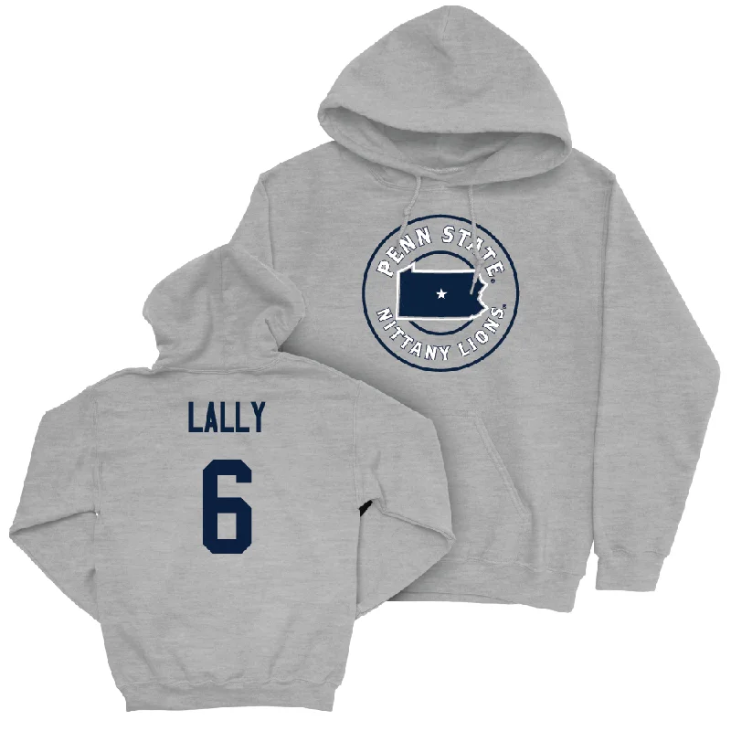 Sport Grey Women's Volleyball State Hoodie  - Kate Lally