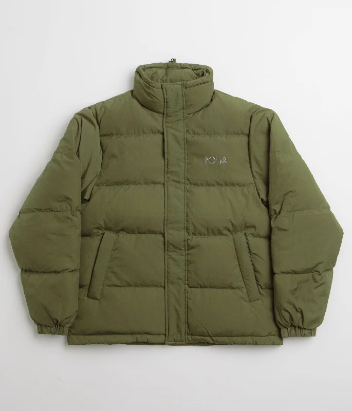 Polar Basic Puffer Jacket - Army Green