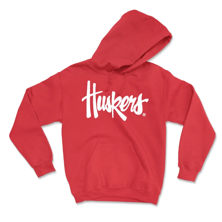 Red Women's Volleyball Huskers Hoodie - Kennedi Orr