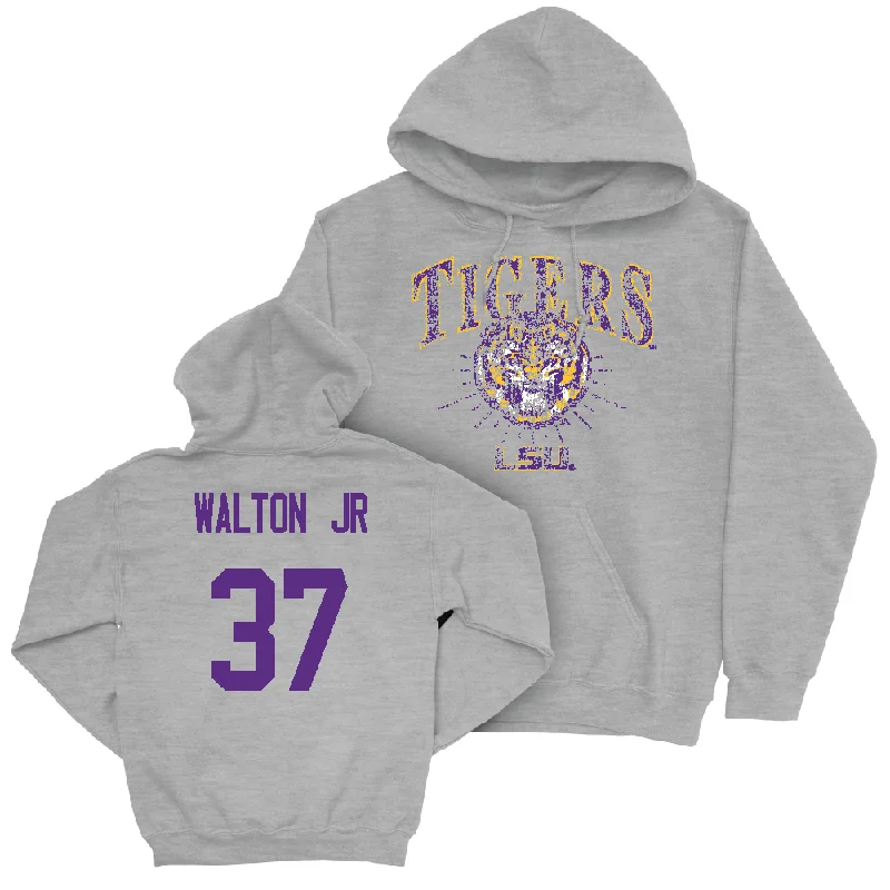 Football Sport Grey Tigers Hoodie  - Craig Walton Jr