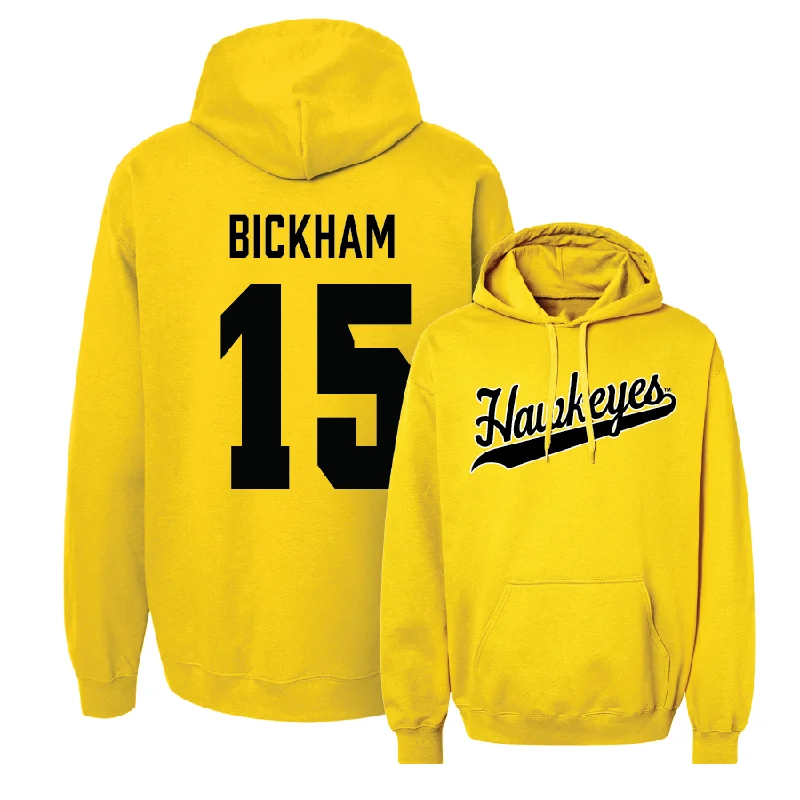 Gold Football Script Hoodie - Amare Bickham