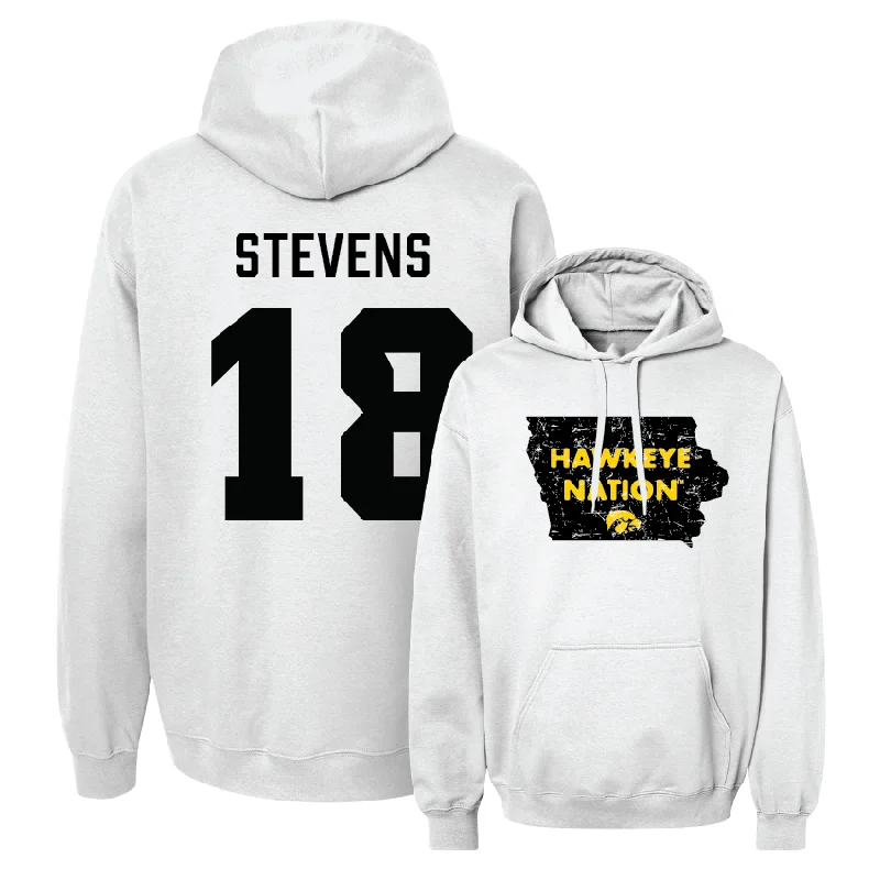 Football White State Hoodie - Drew Stevens