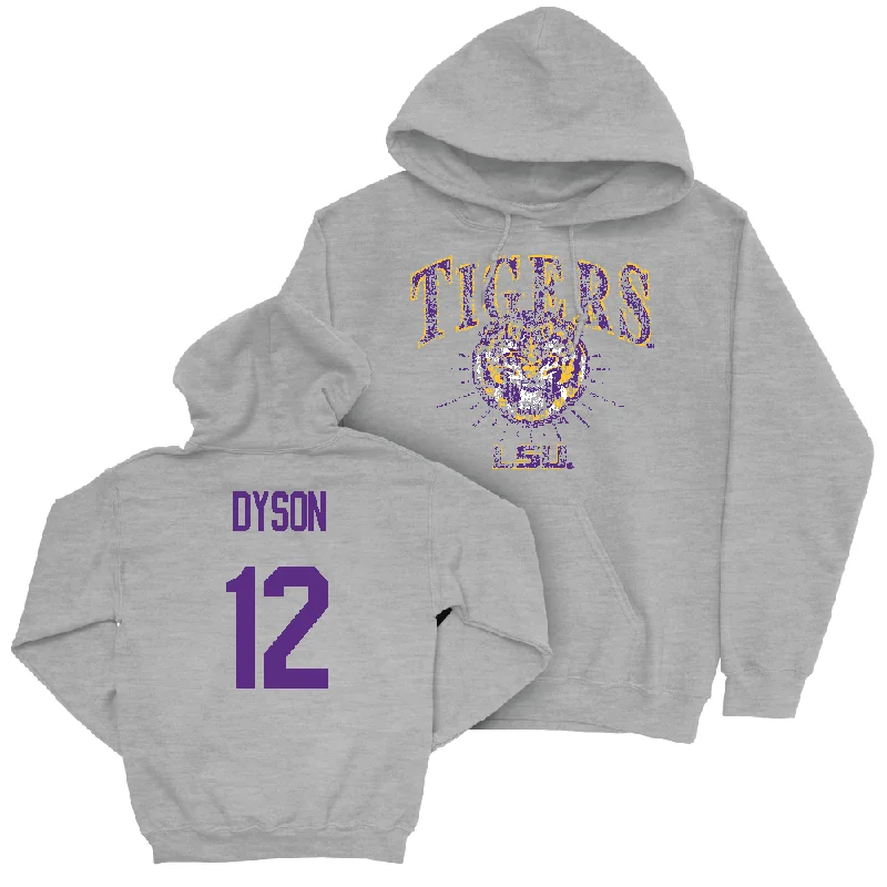 Football Sport Grey Tigers Hoodie  - Knox Dyson