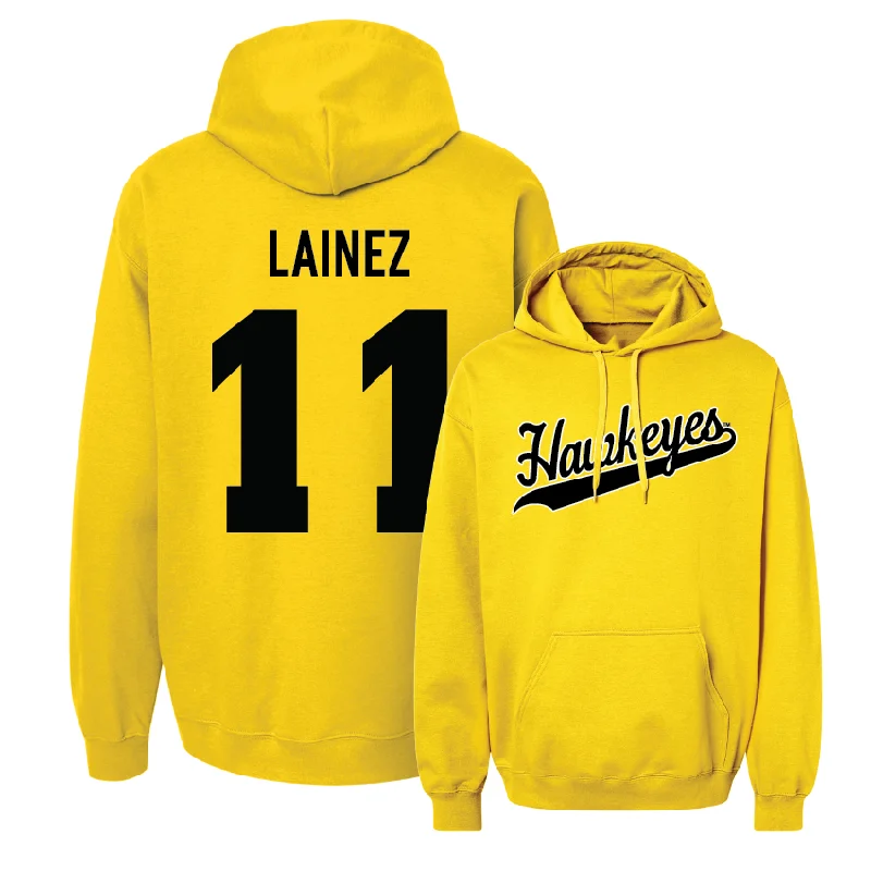 Gold Football Script Hoodie - Marco Lainez