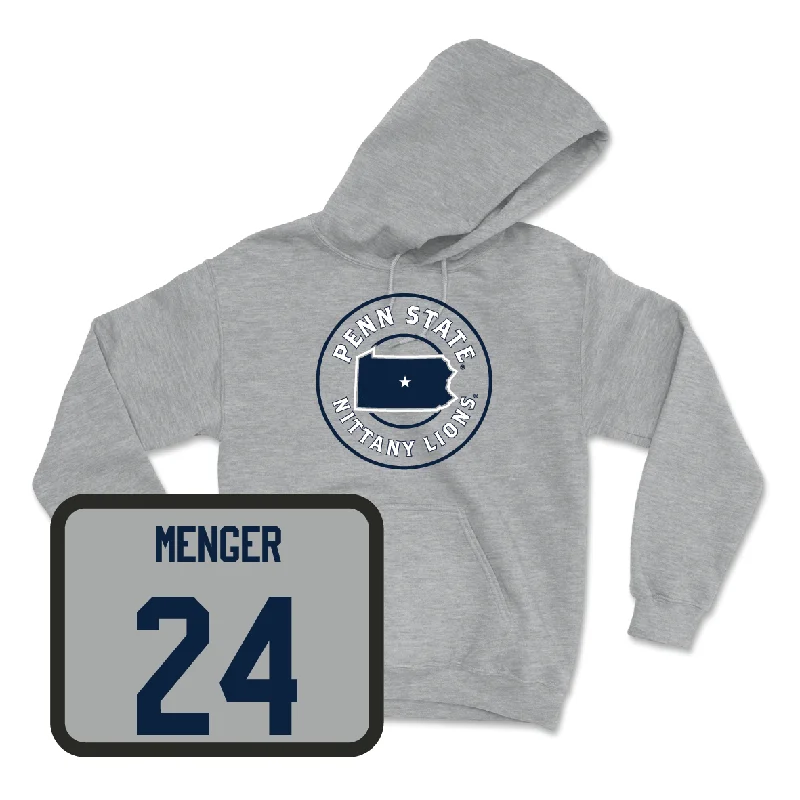 Sport Grey Women's Volleyball State Hoodie - Quinn Menger