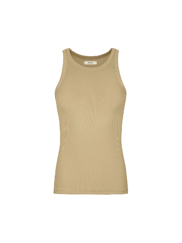 Women's 365 Lightweight Rib Tank Top—maitake beige