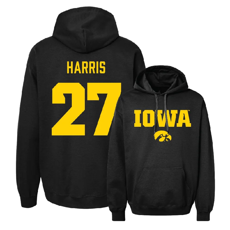 Black Football Classic Hoodie   - Jermari Harris