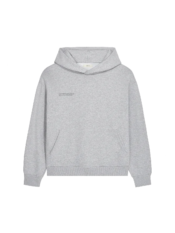 Mens DNA Hoodie—grey marl