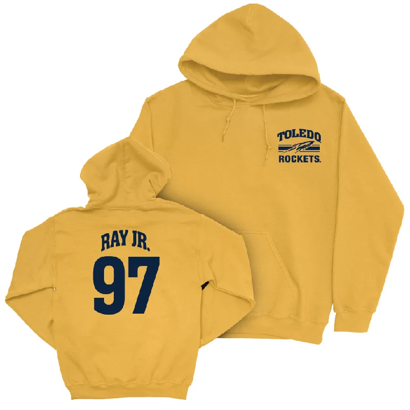 Toledo Football Gold Victory Hoodie - Doran Ray Jr. | #97