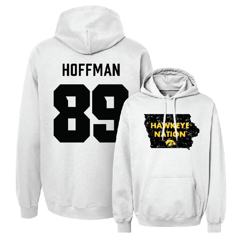 White Football State Hoodie   - Gavin Hoffman