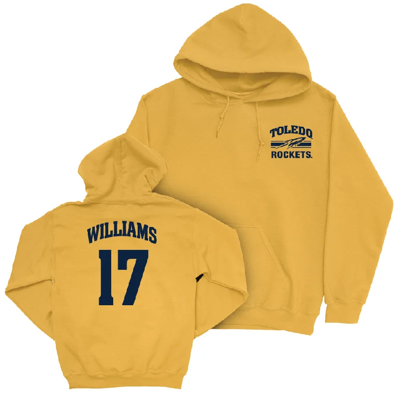 Toledo Football Gold Victory Hoodie - Eric Williams | #17