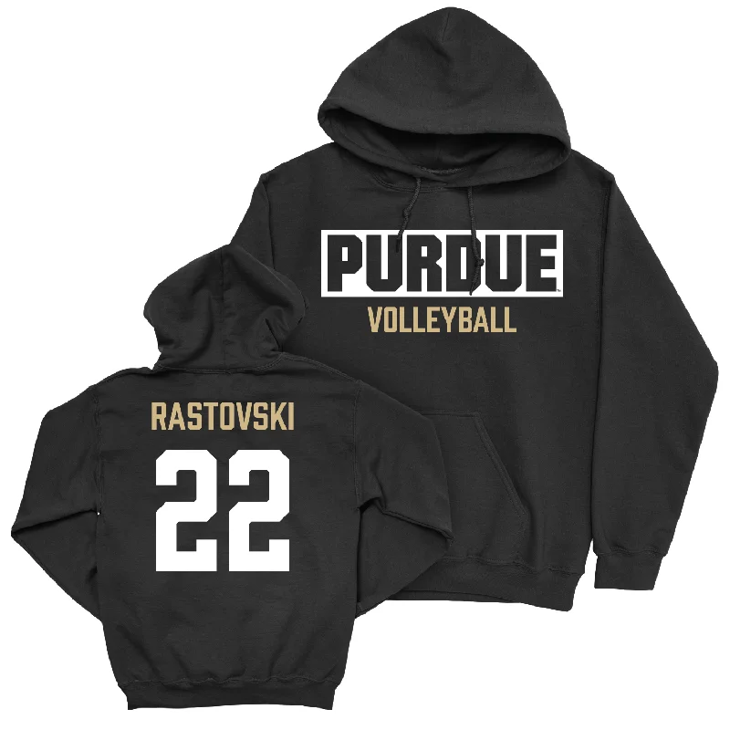 Women's Volleyball Black Staple Hoodie - Emily Rastovski | #22