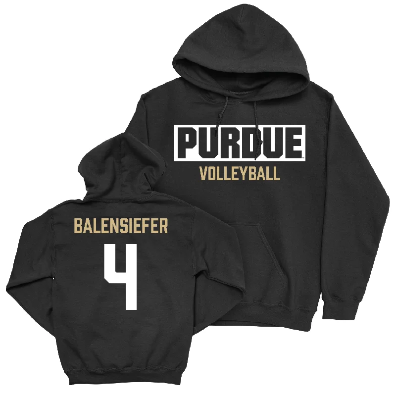 Women's Volleyball Black Staple Hoodie - Grace Balensiefer | #4