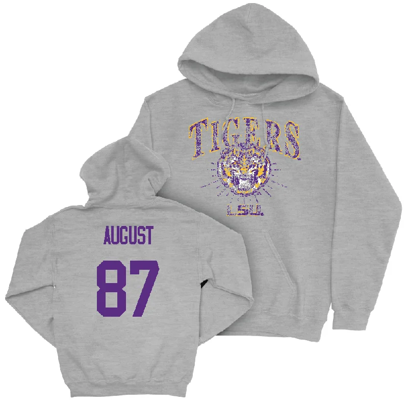 Football Sport Grey Tigers Hoodie  - Joey August