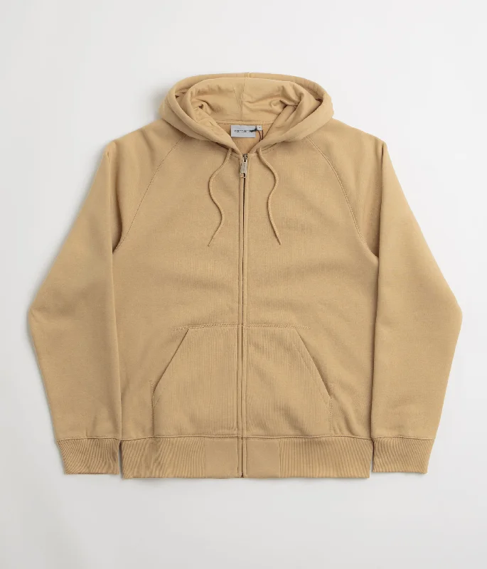 Carhartt Hooded Chase Jacket - Dusty Hamilton Brown / Gold