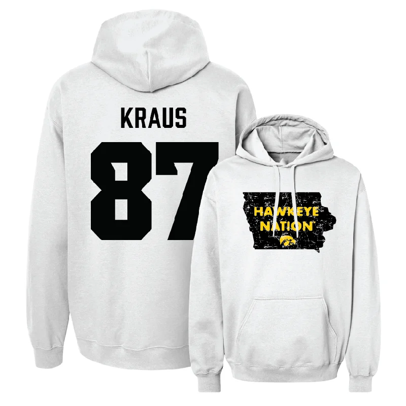 Football White State Hoodie - Andrew Kraus