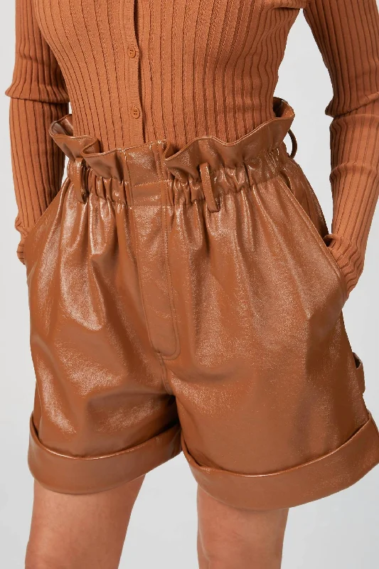 Pearl Short In Brown