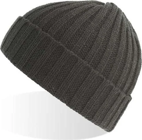 Atlantis Headwear Shore Shore Sustainable Cable Knit Beanie - Dark Grey (Grigio Scuro)