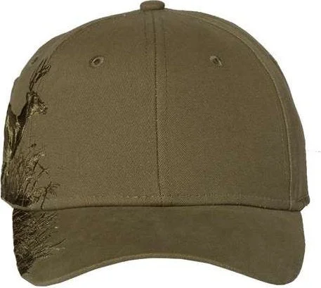 Dri Duck 3301 Running Buck Cap - Olive