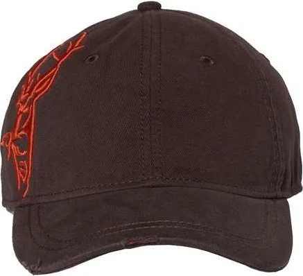 Dri Duck 3307 3D Buck Cap - Bark Orange