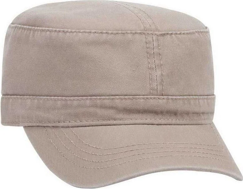 OTTO 109-791 Military Cap - Dark Khaki