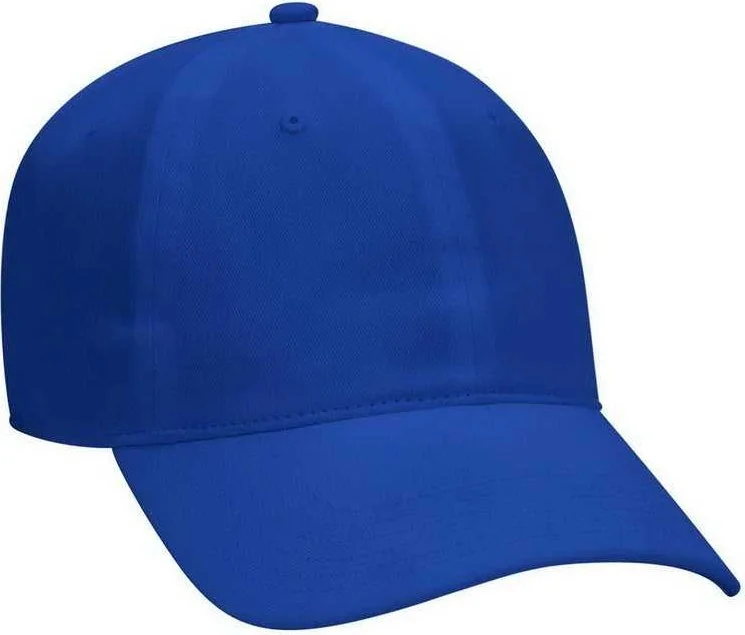 OTTO 18-686 6 Panel Low Profile Baseball Cap - Royal