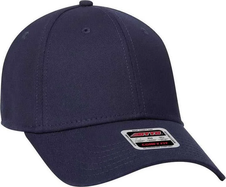 OTTO 19-1283 Comfy Fit 6 Panel Low Profile Baseball Cap - Navy