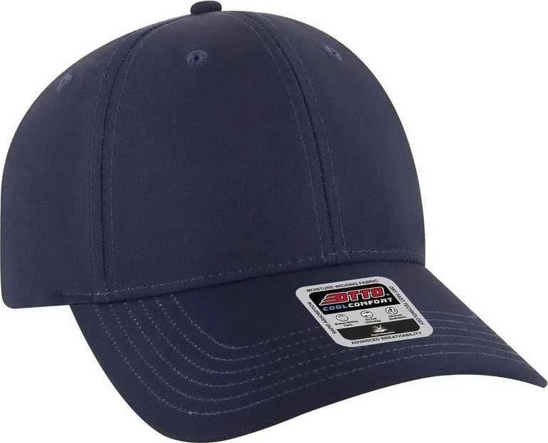 OTTO 19-1319 6 Panel Low Profile Style Baseball Cap - Navy