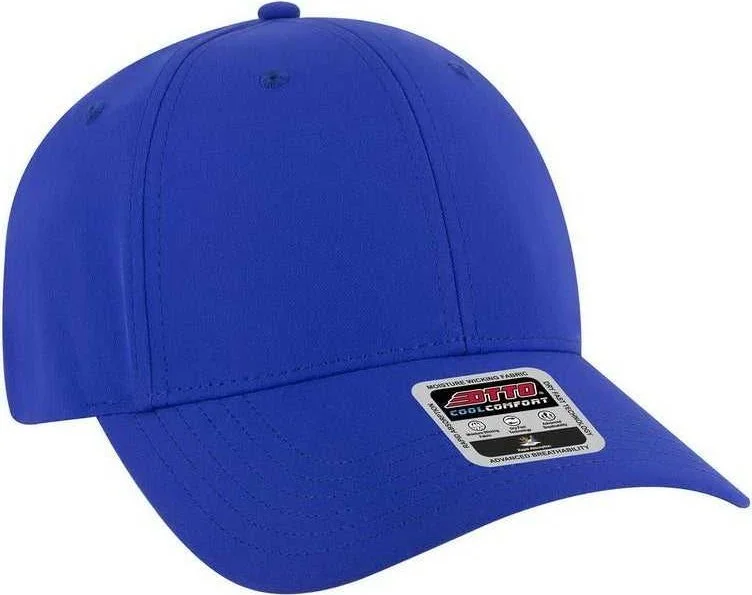 OTTO 19-1319 6 Panel Low Profile Style Baseball Cap - Royal