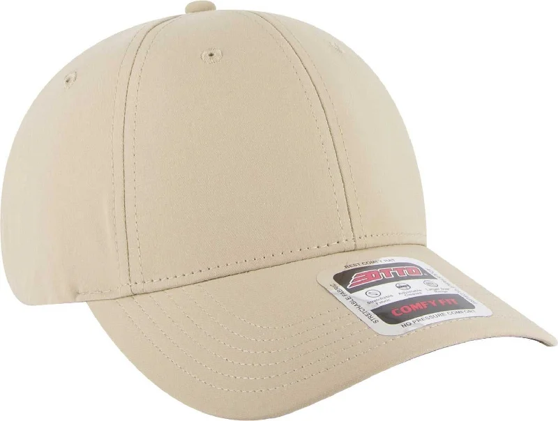 OTTO 19-1320 Comfy Fit 6 Panel Low Profile Style Baseball Cap - Khaki